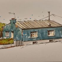 Mon projet du cours : Esquisses d'architecture expressives aux feutres de couleur. Een project van  Schetsen,  Tekening,  Architecturale illustratie, Sketchbook y  Illustratie met inkt van Marie-estelle Ogor - 23.10.2022
