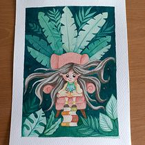 Mi proyecto del curso: Técnicas de ilustración con acuarela y gouache. Traditional illustration, Fine Arts, Painting, Watercolor Painting, Children's Illustration, and Gouache Painting project by Stefania Gomez Ledesma - 10.26.2022