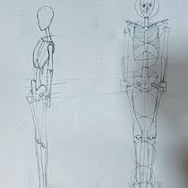 Mi proyecto del curso: Dibujo anatómico para principiantes. Fine Arts, Sketching, Pencil Drawing, Drawing, Realistic Drawing, and Figure Drawing project by Samara Fares - 10.26.2022