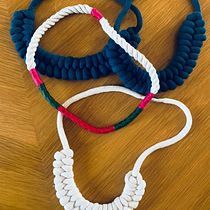 Il mio progetto del corso: Gioielli in corda per principianti: crea le tue collane. Un progetto di Artigianato, Design di gioielli, Macramè e Textile Design di Chiara - 27.10.2022