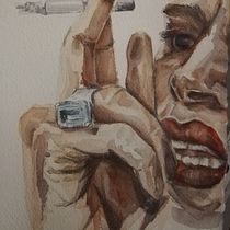 Il mio progetto del corso: Ritratto ad acquerello a partire da una fotografia. Traditional illustration, Watercolor Painting, and Portrait Drawing project by Silvia - 10.26.2022