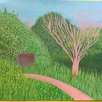 Mi proyecto del curso: Pintura acrílica paso a paso: crea paisajes increíbles. Traditional illustration, Painting, Acr, lic Painting, and Sketchbook project by Ariana - 10.28.2022