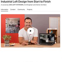 My project for course: Industrial Loft Design from Start to Finish . Un projet de Architecture, Architecture d'intérieur , et Design d'intérieur de millere2023 - 24.10.2022