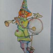 Mijn project van de cursus: Ontwerp expressieve karakters met aquarel en kroontjespen. Un progetto di Illustrazione tradizionale, Character design, Pittura, Bozzetti, Disegno, Pittura ad acquerello, Stor, telling, Disegno artistico, Illustrazione infantile e Narrativa di bavo.heleu - 28.10.2022