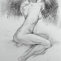 My project for course: Contemporary Drawing of the Human Figure. Een project van Traditionele illustratie,  Beeldende kunst,  Tekening,  Artistieke tekening,  Acr, lschilderij y Anatomisch tekenen van willie jimenez - 28.10.2022