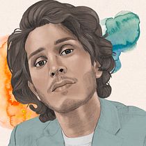 My project for course: Illustrated Portraits with Procreate. Ilustração tradicional, Ilustração vetorial, Ilustração digital, e Desenho de retrato projeto de Alaa Zaman - 26.10.2022