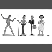 Meu projeto do curso: Introdução ao desenho de personagens para animação e videogames Ein Projekt aus dem Bereich Traditionelle Illustration, Animation, Design von Figuren, Videospiele und Design für Videospiele von Michelle Souza - 26.10.2022
