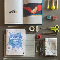 Il mio progetto del corso: Illustrazione di paesaggi narrativi con stencil e acrilici. Traditional illustration, Painting, Acr, lic Painting, and Narrative project by Gaia Borghesi - 10.29.2022