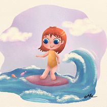 My project for course: Children’s Character Creation: Techniques and Styles. Een project van Ontwerp van personages,  Tekening, Digitale illustratie, Kinderillustratie, Digitale tekening y  Digitaal schilderij van mam_ - 29.10.2022