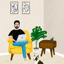 My project for course: Colorful Digital Illustration in Procreate. Un progetto di Illustrazione tradizionale, Disegno, Illustrazione digitale e Disegno digitale di Poorvaja Kangeyan - 29.10.2022