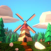Meu projeto do curso: Modelagem de cenários low poly para vídeo games. 3D, and 3D Modeling project by Lilian Sadala - 10.28.2022