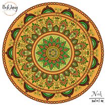 My project for course: The Art of Mandala Drawing: Create Geometric Patterns. Drawing & Ink Illustration project by Kanjanaphorn Sutsaaythong - 10.27.2022