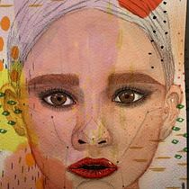 My project for course: Illustrated Portrait in Watercolor. Un projet de Illustration traditionnelle, Beaux Arts, Peinture, Dessin, Aquarelle, Dessin de portrait , et Dessin artistique de yani jackson - 31.10.2022