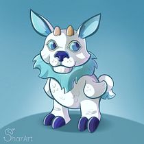 Ciervo pato polar - Mi proyecto del curso: Diseño e ilustración de criaturas fantásticas . Un progetto di Character design e Illustrazione digitale di Sharlyn Chacón - 31.10.2022