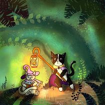 My project for course: Fantastical Illustrations with Procreate. Ilustração tradicional, Ilustração digital, e Desenho digital projeto de Raluca Dumitrache - 30.10.2022