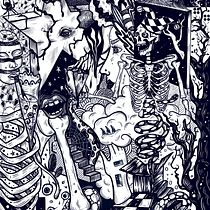 My project for course: Dreamlike Illustration: Draw Your Imagination. Traditional illustration, Drawing & Ink Illustration project by Tatiana Burton - 10.31.2022