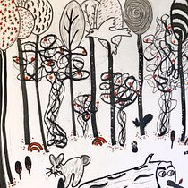 My project for course: Introduction to Children’s Illustration. Children's Illustration, Traditional illustration, Fine Arts, Painting, Pencil Drawing, Drawing, Watercolor Painting, and Narrative project by LUTYN BONTE VIRGINIE - 11.01.2022