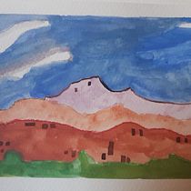 Mi proyecto del curso: Paisajes en acuarela: técnicas y herramientas experimentales. Projekt z dziedziny  Sztuki piękne,  Malarstwo i Malowanie akwarelą użytkownika Verónica Giovannini - 01.11.2022