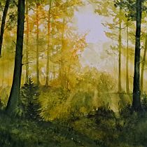 My project for course: Dreamy Watercolor Landscapes: Paint with Light. Un projet de Peinture , et Aquarelle de Beata Gorkowienko - 05.11.2022