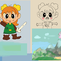 Mi proyecto del curso: El viaje de Lulu. Traditional illustration, Character Design, Digital Illustration, Children's Illustration, and Editorial Illustration project by David German Dukardt Manzone - 11.01.2022