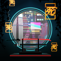 Night City 2077. Un projet de Illustration traditionnelle, Illustration vectorielle, Illustration numérique , et Conception numérique de Kevin Cogan - 01.11.2022
