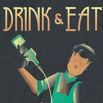 Mi proyecto del curso: Ilustración digital estilo art déco_ Drink and Eat. Un progetto di Illustrazione tradizionale, Belle arti, Design di poster  e Illustrazione digitale di catapulecio - 31.10.2022