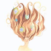 Mi proyecto del curso: Técnicas de acuarela para ilustraciones de ensueño. Watercolor Painting, Traditional illustration, Drawing, and Editorial Illustration project by Saret Ramírez - 11.01.2022