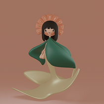 Creación de personajes 3D en Blender . Een project van Traditionele illustratie, Ontwerp van personages, Digitale illustratie,  3D-modellering y Manga van Ana Sofía Ospina Espejo - 01.11.2022