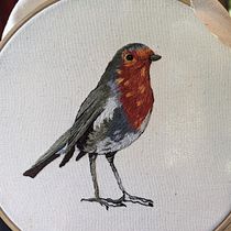 My project for course: Painting with Thread: Textile Illustration Techniques. Ilustração tradicional, Bordado, e Design têxtil projeto de Katherine Nassar - 02.11.2022