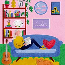 My project for course: Colorful Digital Illustration in Procreate. Un progetto di Illustrazione tradizionale, Disegno, Illustrazione digitale e Disegno digitale di Olga Mezhevich - 02.11.2022