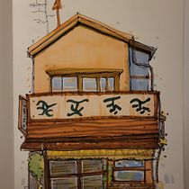 Il mio progetto del corso: Disegno architettonico espressivo con pennarelli colorati. Sketching, Drawing, Architectural Illustration, Sketchbook & Ink Illustration project by Altea Agostini - 11.02.2022