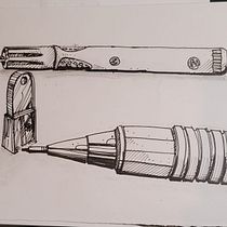 Meu projeto do curso: A arte de desenhar: transforme seus rabiscos em arte Ein Projekt aus dem Bereich Traditionelle Illustration, Bleistiftzeichnung, Zeichnung und Sketchbook von Nietzsche Pop - 02.11.2022