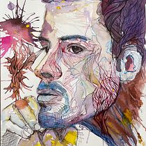 Mijn project van de cursus: Experimentele portretten met inkt, thee en alcohol. Fine Arts, Painting, Drawing & Ink Illustration project by Alfred Scholten - 07.15.2022
