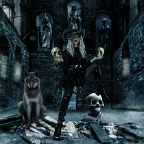 Noche de brujas. Photograph, Photograph, Post-production, VFX, Photo Retouching, Fine-Art Photograph, Photographic Composition, and Photomontage project by Ruben Cuevas - 11.02.2022