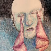 Mi proyecto del curso: Retrato creativo en claroscuro con lápiz. Un projet de Illustration traditionnelle, Dessin au cra, on, Dessin de portrait, Dessin artistique, Dessin aux cra , et ons de couleur de Alexandra Cepeda - 03.11.2022