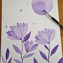 Mon projet du cours : Techniques modernes d’aquarelle. Un progetto di Illustrazione tradizionale, Belle arti, Pittura e Pittura ad acquerello di coralie_26_1 - 03.11.2022