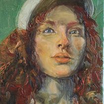 My project for course: Contemporary Oil Portraiture . Een project van Traditionele illustratie,  Beeldende kunst, Schilderij y  Olieverfschilderij van ramonaverallo - 01.11.2022