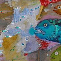 Mein Abschlussprojekt für den Kurs: Natur-Illustration: Eine kreative Erkundungsreise. Traditional illustration, Painting, Drawing, Watercolor Painting, Ink Illustration, and Naturalistic Illustration project by Marion Kac - 11.03.2022