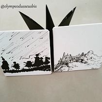 Mon projet du cours : Techniques de reliure DIY. Fine Arts, Bookbinding, and DIY project by Marie Barrabes - 11.03.2022