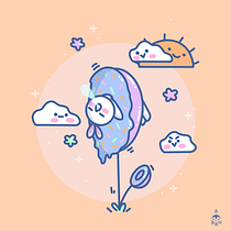 Mon projet du cours : Univers kawaii : créez des illustrations pleines de joie. Character Design, Digital Illustration, and Manga project by billerachamandine - 11.03.2022