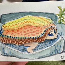 My project for course: Exploratory Sketchbook: Find Your Drawing Style. Traditional illustration, Sketching, Creativit, Drawing, Watercolor Painting, Sketchbook, and Gouache Painting project by Lena - 11.04.2022