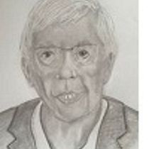 My project for course: Intro to Portrait Sketching: Draw in Real-Time. Un proyecto de Bocetado, Dibujo, Dibujo de Retrato, Ilustración con tinta y Dibujo con lápices de colores de Freda Coetzee - 04.11.2022