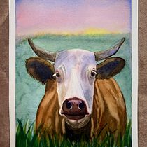 Meu projeto do curso: Retratos expressivos de animais em aquarela. Ilustração tradicional, Pintura em aquarela, Desenho realista e Ilustração naturalista projeto de Thayná Lins - 04.11.2022