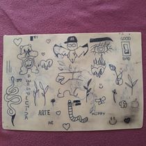 Mi proyecto del curso: Tatuaje para principiantes PIEL SINTETICA. Tattoo Design project by rebeca perez - 11.04.2022