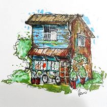 Mi proyecto del curso: Dibujo arquitectónico expresivo con marcadores de colores. Sketching, Drawing, Architectural Illustration, Sketchbook & Ink Illustration project by Pedro Corbalan - 11.02.2022