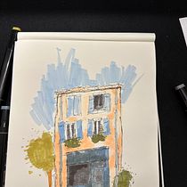 Il mio progetto del corso: Disegno architettonico espressivo con pennarelli colorati. Sketching, Drawing, Architectural Illustration, Sketchbook & Ink Illustration project by Armando Marcolini - 11.04.2022