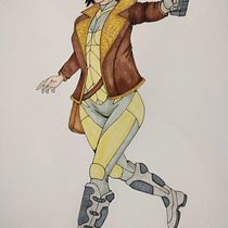 Mi proyecto del curso: Diseño de personajes femeninos para cómics. Character Design, Comic, and Drawing project by Jesus Vizcaino Castillo - 11.04.2022