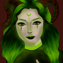 My project for course: Digital Fantasy Portraits with Photoshop. Un projet de Illustration traditionnelle, Dessin, Illustration numérique, Dessin de portrait, Dessin numérique, Peinture numérique , et Créativité de Xyreen Laderas - 04.11.2022