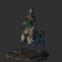 LIzard Warrior - Zbrush. 3D, 3D Modeling, Video Games, Concept Art, and 3D Character Design project by Jairo Valencia - 11.05.2022