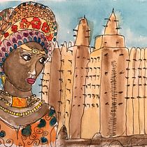 Mein Abschlussprojekt für den Kurs: Aquarellsketching: Drück deine Ideen aus . Traditional illustration, Sketching, Creativit, Drawing, Watercolor Painting, and Sketchbook project by Mechthild Hendricks - 11.05.2022
